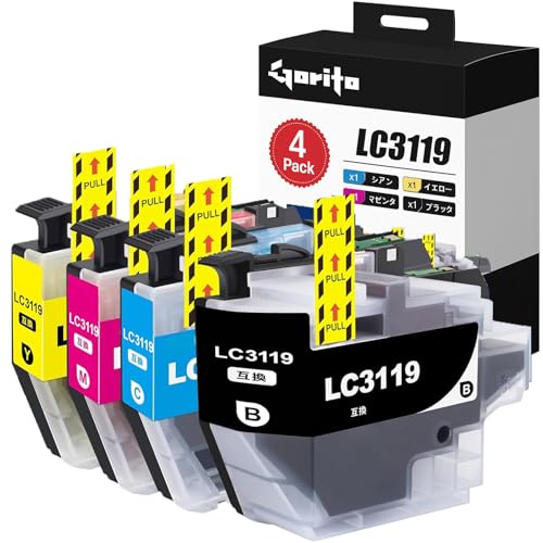 Amazon.co.jp: 【Gorito公式】LC3119 LC3119-4PK ブラザー(brother) 用